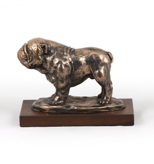 Bulldog figurka na drewnie Art-Dog